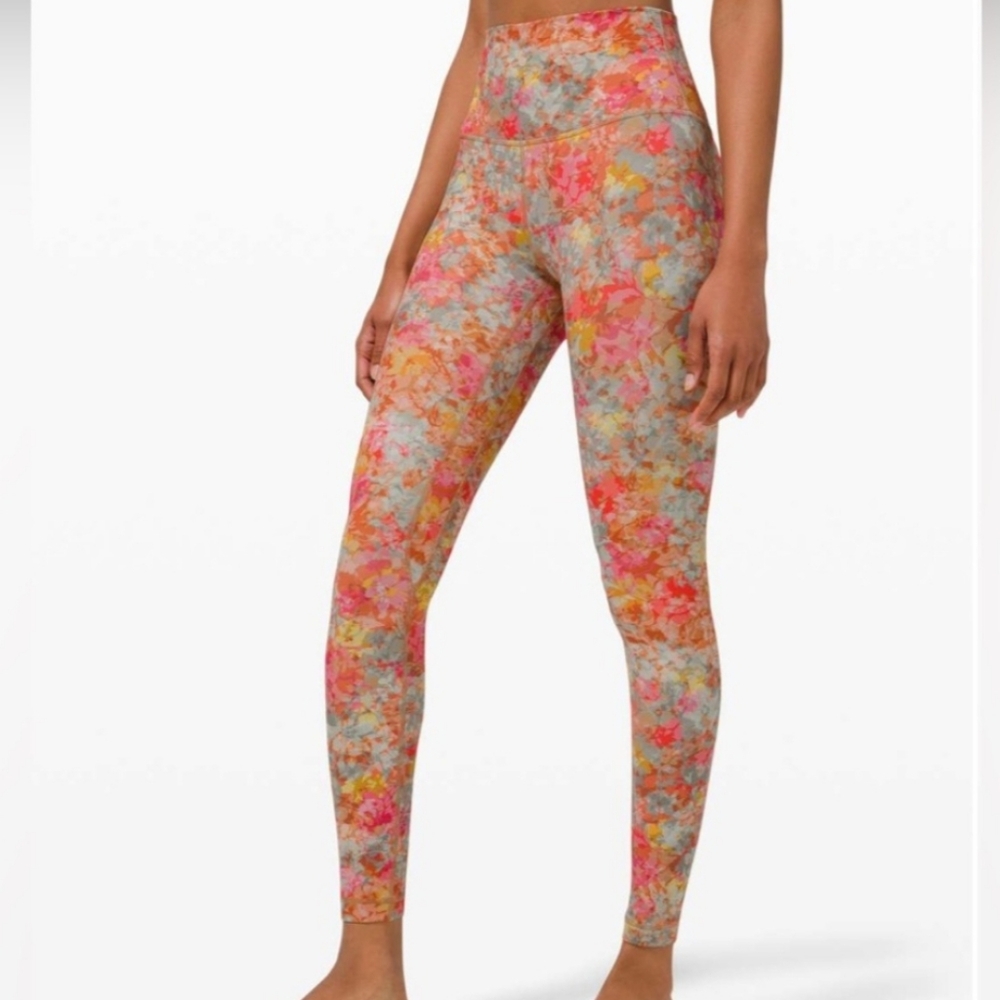 NWOT Lululemon Align Pant 28" Inflorescence Multi 4 - Picture 5 of 13